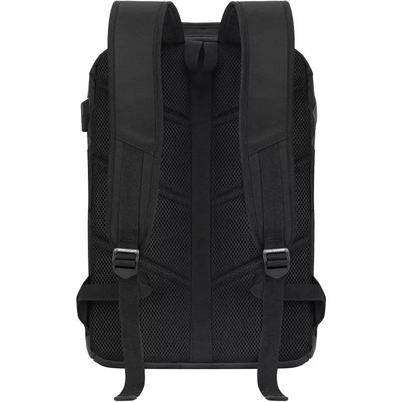 Mochila para portátil Tellur TLL611282 con puerto USB y franja luminosa, negra