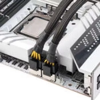 Cable adaptador de alimentación de CPU Akasa 8-Pin a Dual 4+4-Pin (AK-CBPW35-20)