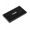iBOX HD-02 carcasa externa para discos SATA de 2,5 pulgadas, USB 3.0, aluminio, negra