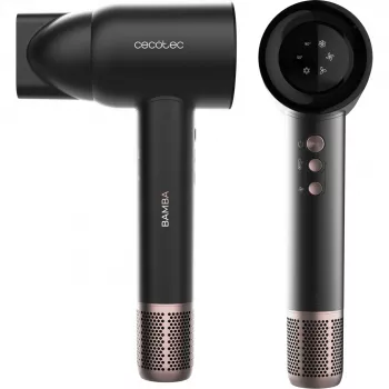 Secador de pelo Cecotec Bamba IoniCare RockStar Nano IonTech 1600 W, negro