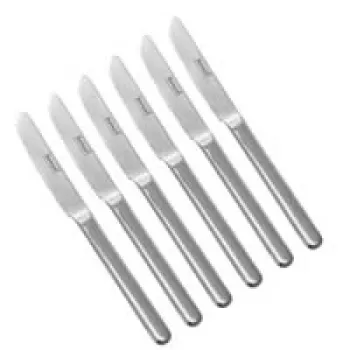 Cuchillos de mesa Esmeyer Bettina set de 6 piezas — cuchillos de comer de acero inoxidable, modelo 250-006