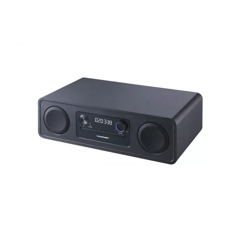 Blaupunkt MS20BK sistema micro Hi-Fi, Bluetooth, CD/CD-RW/MP3/WMA, radio FM, USB, AUX, reloj/alarma, 120 W, negro