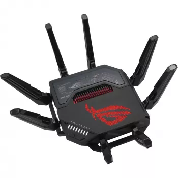 Router inalámbrico ASUS ROG Rapture GT-BE98 10 Gigabit Ethernet Quad-Band (2,4 GHz / 5 GHz-1 / 5 GHz-2 / 6 GHz) Negro