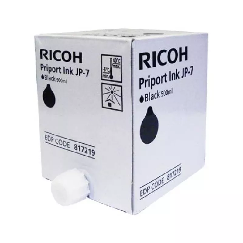 Ricoh JP7 – 500 ml – negro – recarga de tóner – para Priport JP 750, JP750