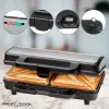 ProfiCook PC-ST 1092 - Sandwichera - 900 W - Acero inoxidable/Negro