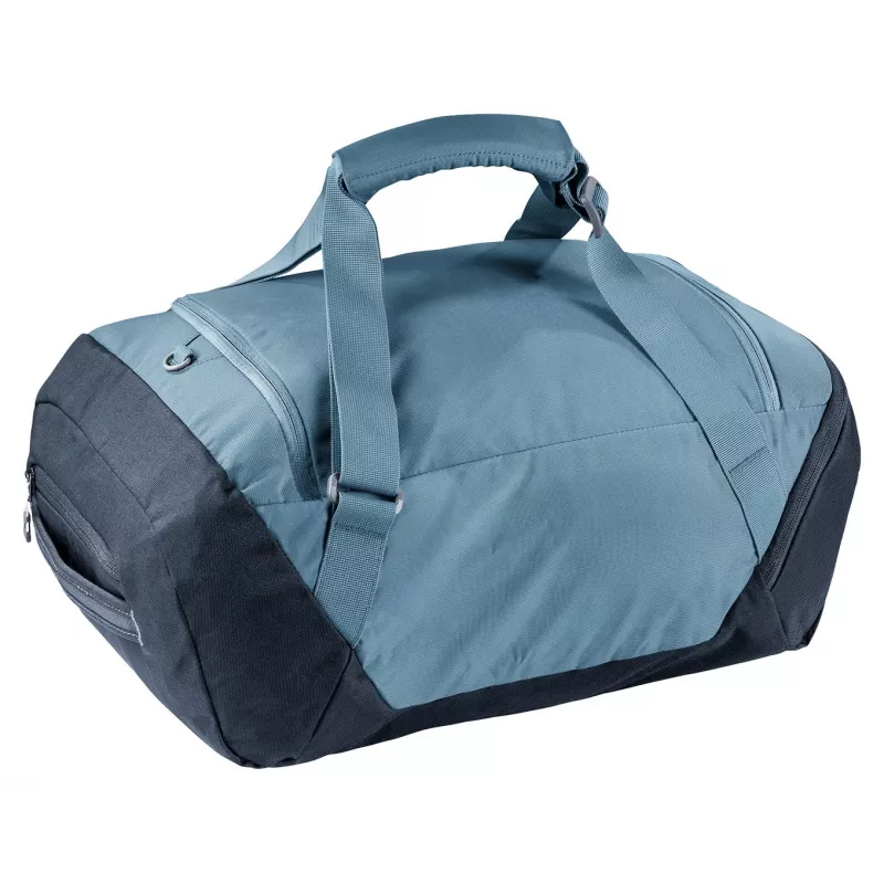 Bolsa de viaje DEUTER Duffel 35 atlantic-ink — capacidad 35 L, fondo impermeable, asas de transporte