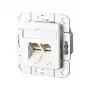 METZ CONNECT BTR E-DAT C6 8/8(8) UPk - Toma de conexión, empotrar - RJ-45 X 2 - Blanco puro, RAL 9010 - 2 puertos (1307381102-I)
