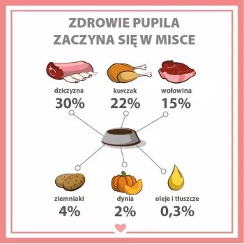 PUPIL Premium All Meat Venison - Comida húmeda para perros - 800g