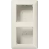 Carcasa de superficie JUNG con marco 2 elementos AS582AW AS 500 blanco AS582AW (AS582AW)