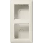 Carcasa de superficie JUNG con marco 2 elementos AS582AW AS 500 blanco AS582AW (AS582AW)