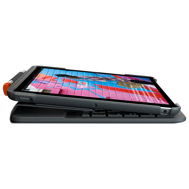 Teclado Logitech folio delgado para iPad (7.ª, 8.ª y 9.ª generación)