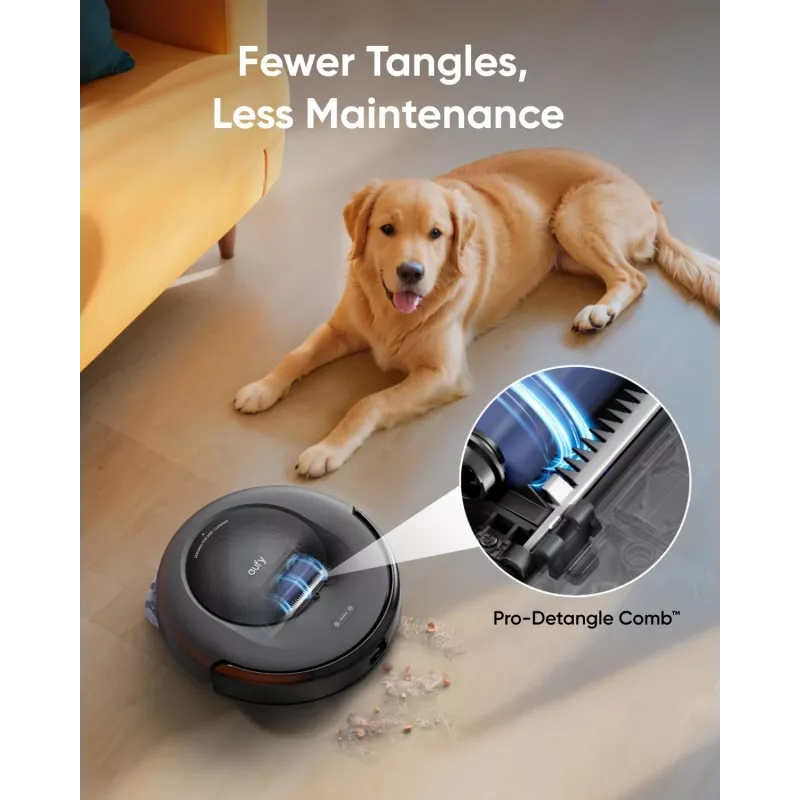Anker Eufy | Robot aspirador con estación todo en uno | Omni C20 | Húmedo y seco | 7000 Pa | Gris