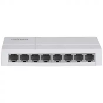 Switch de red DAHUA SG1008L-EUR L2 8 puertos, 8x puertos RJ45 Ethernet, Layer 2 gestionado