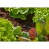 Conector Gardena en L sistema de riego por goteo plástico