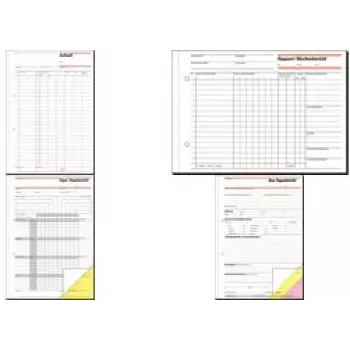 Cuaderno Sigel Messbuch A4 50 hojas SD069 – Páginas cuadriculadas y de medición para notas técnicas