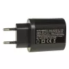 Cargador de pared USB MACLEAN MCE479B — 3 puertos USB, 18W de potencia total, compacto