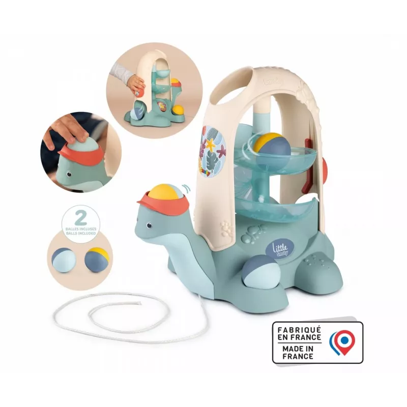 Pista de bolas Smoby Dickie Little pista de bolas tortuga diseño multicolor para niños pequeños