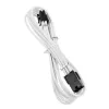 Cable de extensión PCIe BITFENIX Alchemy 6-Pin 45 cm con funda blanca