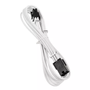 Cable de extensión PCIe BITFENIX Alchemy 6-Pin 45 cm con funda blanca