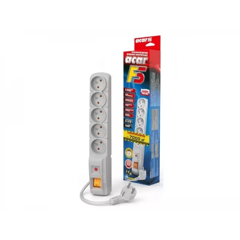 Protección contra sobretensiones F5 1,8M gris