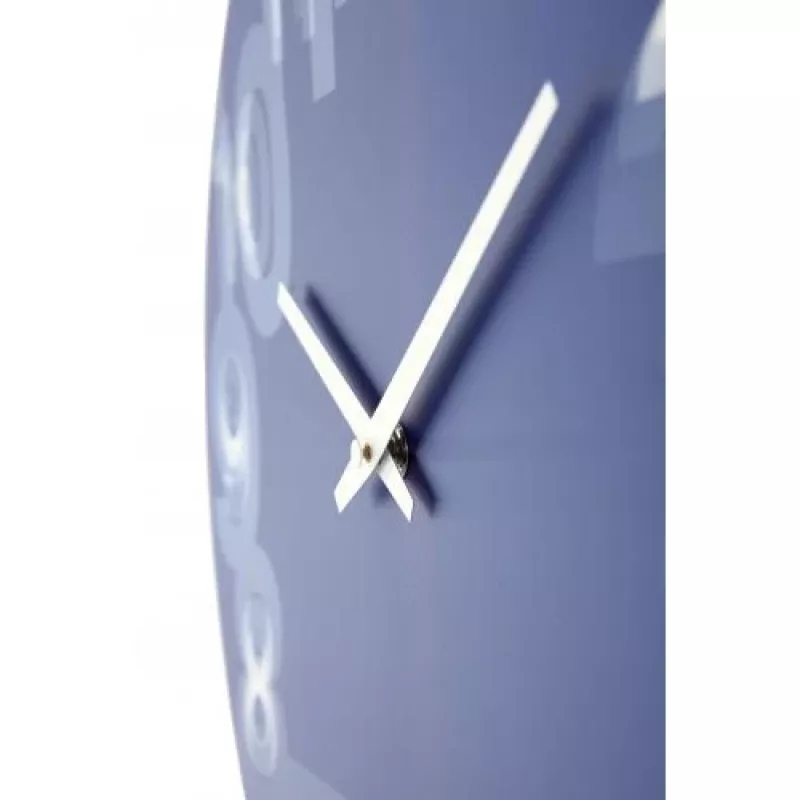 NeXtime Reloj 3077bl 3D, Ø39,5 cm, pared, azul/blanco