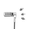 DICOTA D31713 Candado de cable Negro 2 m