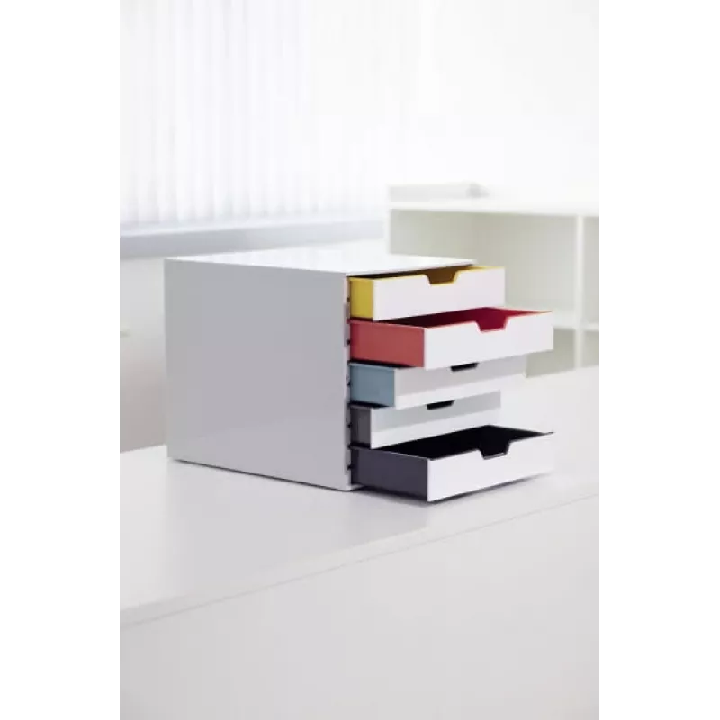 Archivador de cajas Durable VARICOLOR Mix 5 plástico multicolor blanco 762527