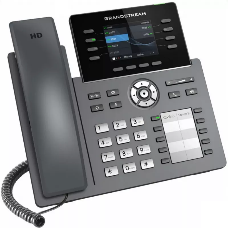 Teléfono IP Grandstream GRP2634 Negro