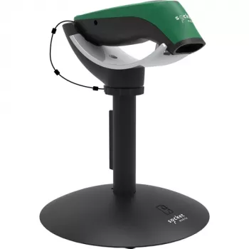 Lector de códigos de barras de mano Socket Mobile SocketScan S740 — 1D/2D LED, Bluetooth inalámbrico, batería AA NiMH, 117 g, negro/verde