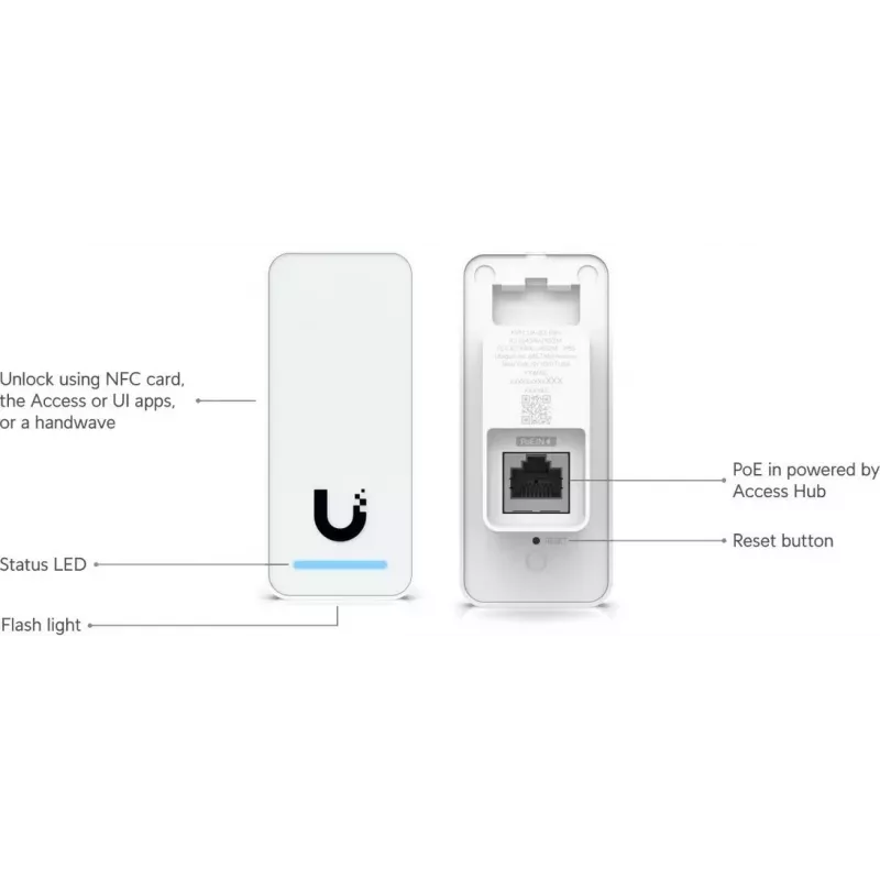 Ubiquiti G2 Starter Kit sistema profesional de control de acceso de seguridad plateado