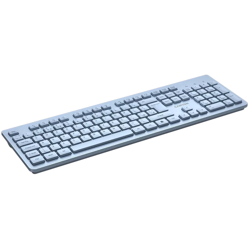 Teclado CANYON HKB-W01 UK/US AAA inalámbrico azul