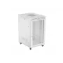 ARMARIO RACK DE SUELO 19 27U 800X1000 GRIS PUERTA PERFORADA LCD LANBERG (paquete plano)