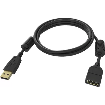 Cable USB Vision TC-2MUSBEXT-BL USB 2.0 2 m negro