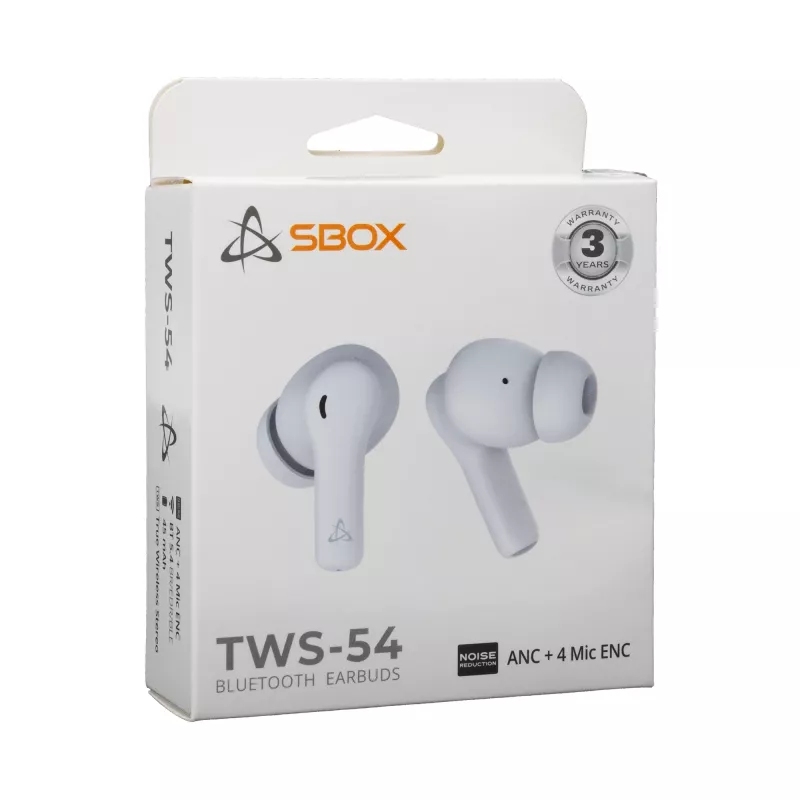 Auriculares SBOX EB-TWS54 blancos