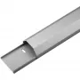 Canaleta de cables de aluminio WireDuct 50, gestión de cables plata, 1,1 metros