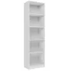 Librería para oficina Topeshop R50 BIEL 5 baldas blanco