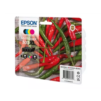 Epson 503XL cartucho de tinta 4 uds. original alto rendimiento (XL) negro, cian, magenta, amarillo