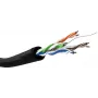 Cable de red Goobay CAT 5e U/UTP 100m Negro