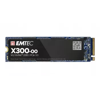 SSD interna M.2 2280 NVMe EMTEC X300 Power Pro 2 TB PCIe Gen3 x4 — 2500/2000 MB/s