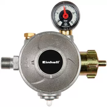Regulador de presión EINHELL 2332399, regulador de presión interior 50 mbar para calefactores de gas interiores