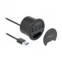 Hub USB DeLOCK 64153 Type-A 5000 Mbit/s negro