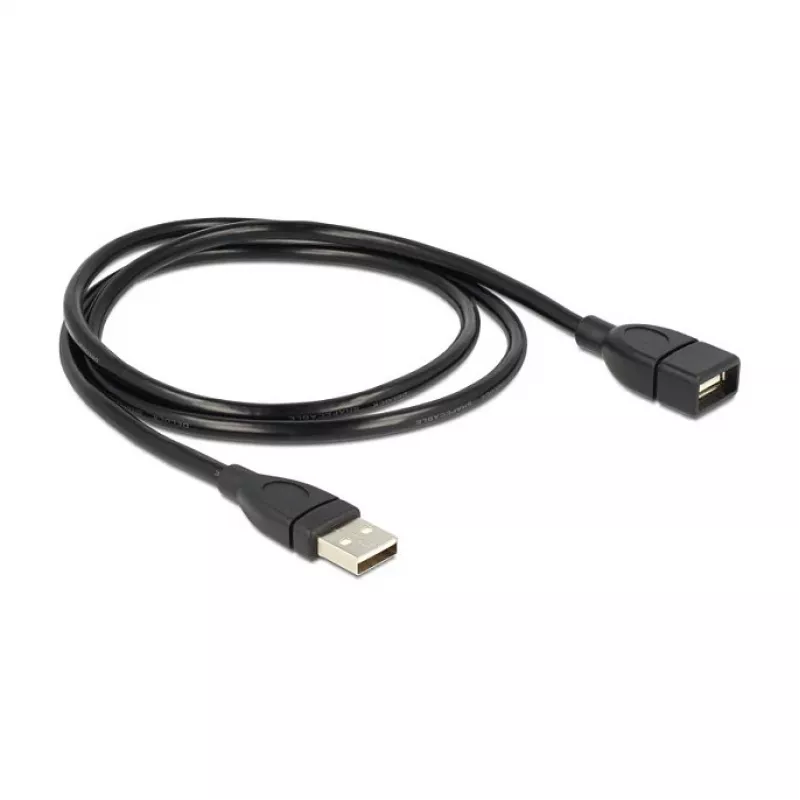 Cable USB DeLOCK 1 m USB 2.0 USB A negro
