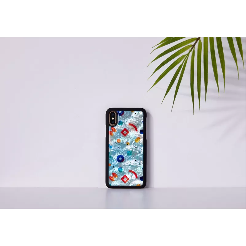 iKins Poppin Rock funda para iPhone XS/X, negra