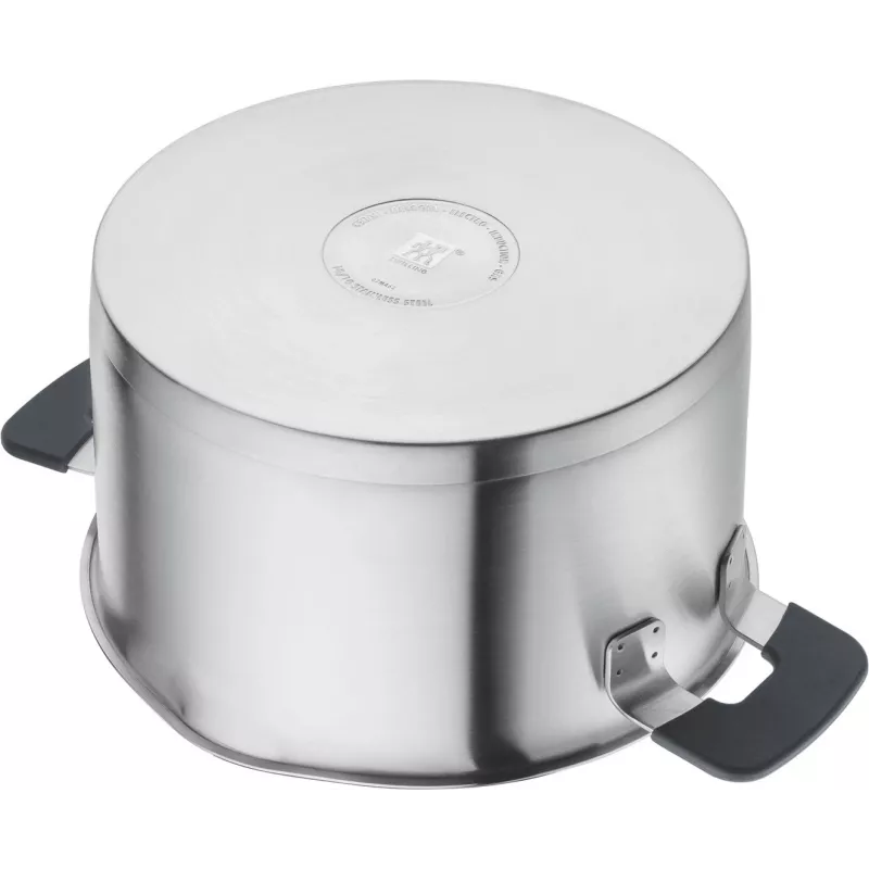 ZWILLING set de ollas de acero inoxidable SIMPLIFY 5 pzas. – apto para lavavajillas y horno, tapas de cristal, apto para vitrocerámica