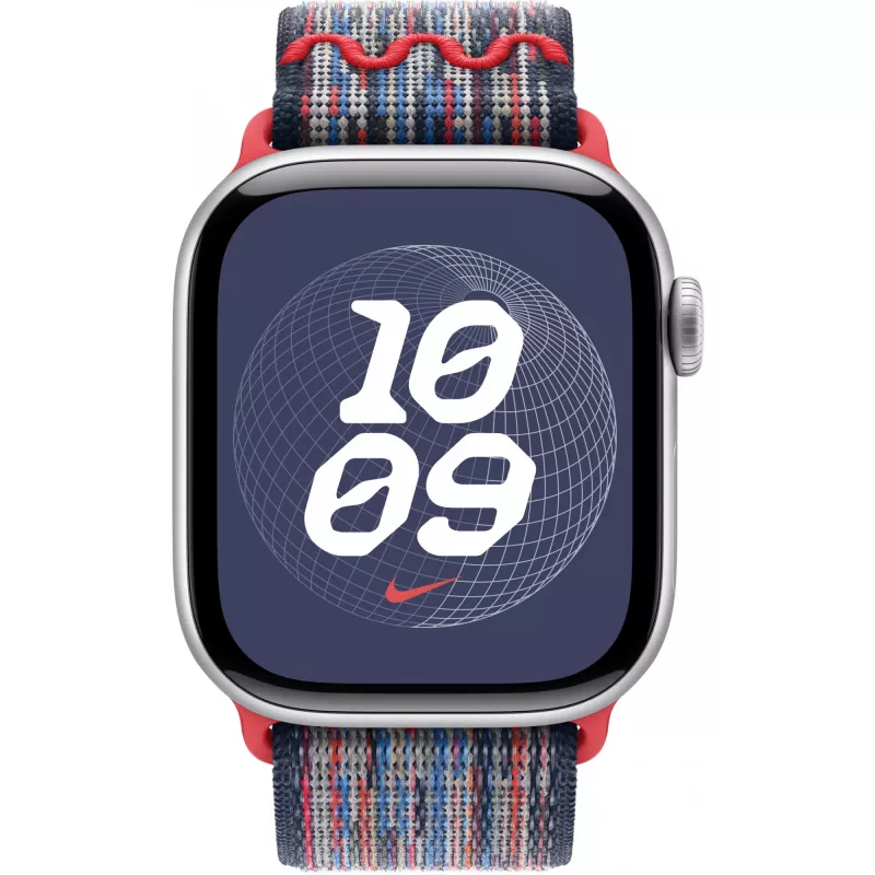 Correa Nike Sport Loop 42 mm azul/rojo