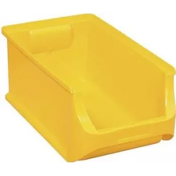 Cesta de almacenamiento Allit 456214 rectangular polipropileno amarilla