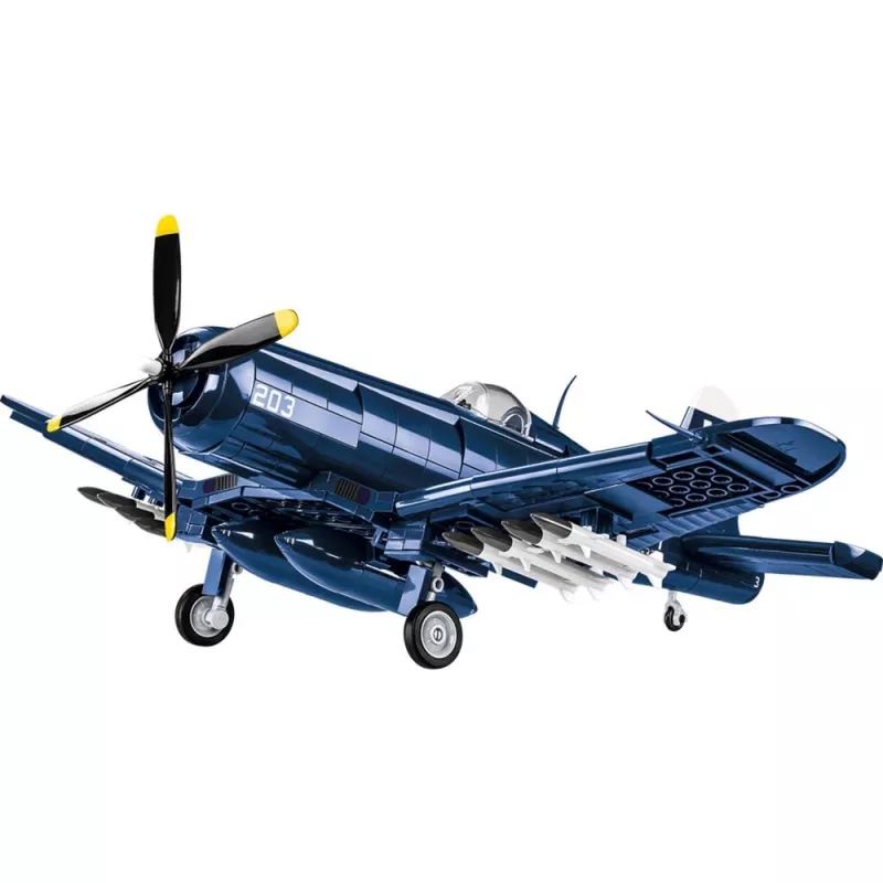 Bloques de construcción COBI F4U-4 Corsair 520 piezas Guerra de Corea