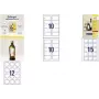 Etiquetas imprimibles con cordel Avery Zweckform No adhesivas Blanco 9x5 cm