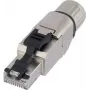 Conector macho Ethernet Lapp ED-IE-AXS-6A-B-20-FC 21700653, adaptador RJ45 montaje en campo, apantallado