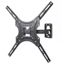 Soporte de pared para TV ESPERANZA PROTEUS para 26–70 inch (66–177,8 cm), inclinación ±15°, giro 120°, VESA 75×75–400×400, carga máx. 55 kg, negro